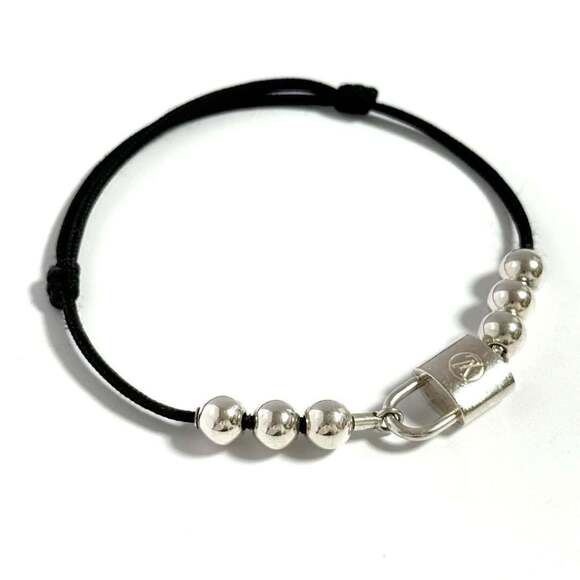 LOUIS VUITTON Silver Charm Bracelet